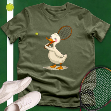 Duckling Tennis Player T-Shirt