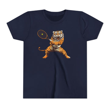 Tiger On The Court Kids Tee