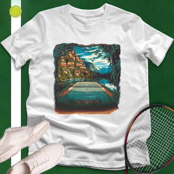 Peaceful Tennis Court T-Shirt