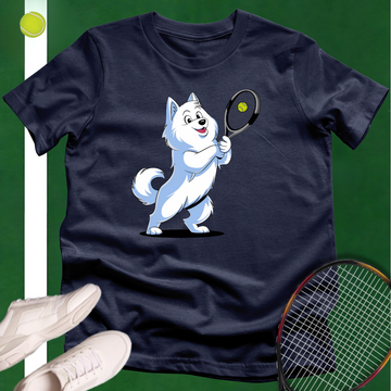 Samoyed Tennis Player T-Shirt
