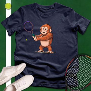 Little Orangutan Tennis Player T-Shirt