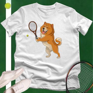 Chow Chow Tennis Player T-Shirt