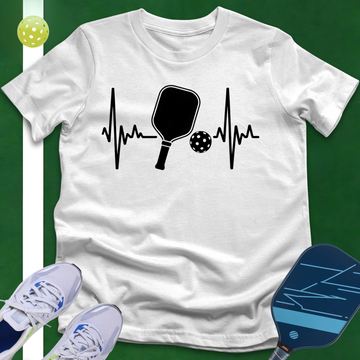 Pickleball Heartbeat T-Shirt