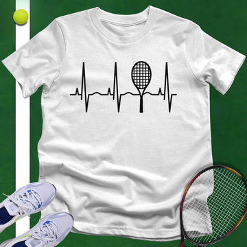 Tennis Heartbeat Tee