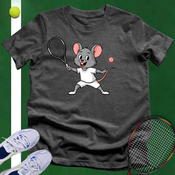 Gray Tennis Mouse T-Shirt