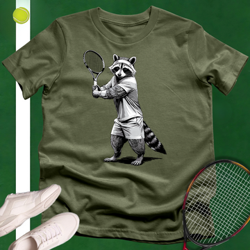 Tennis Racoon T-Shirt