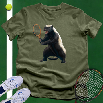 Honey Badger Tennis Player T-Shirt