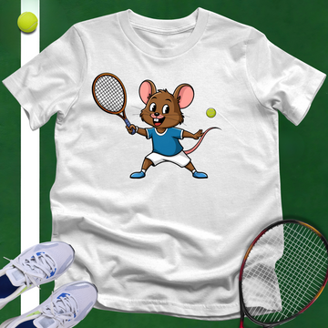 Brown Tennis Mouse T-Shirt