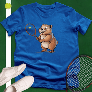Wombat Tennis Player T-Shirt