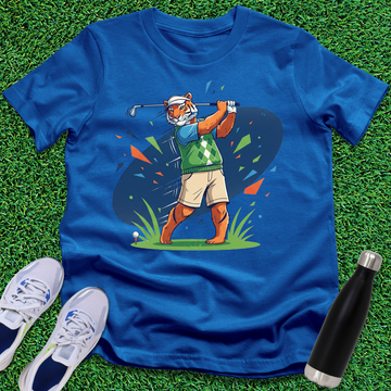Tiger Golfer T-Shirt