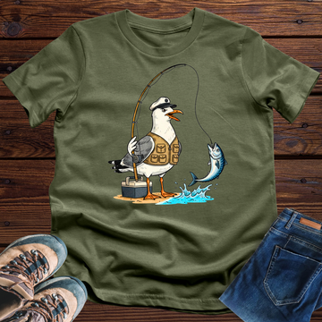 Seagull’s Big Catch T-Shirt
