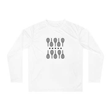 Black Racquets Long Sleeve Tee