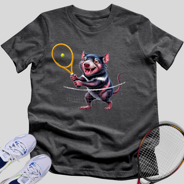 Tasmanian Devil Tennis Player T-Shirt