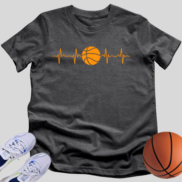 Basketball Heartbeat T-Shirt