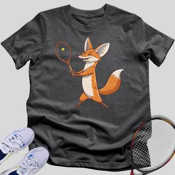 Tennis Fennec Fox T-Shirt