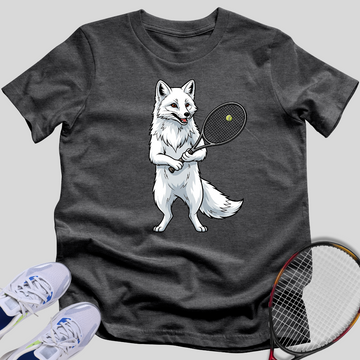 Arctic Fox Tennis Player T-Shirt