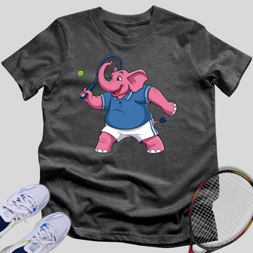 Tennis Elephant Player T-Shirt