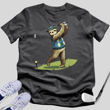 Sloth Golfer T-Shirt