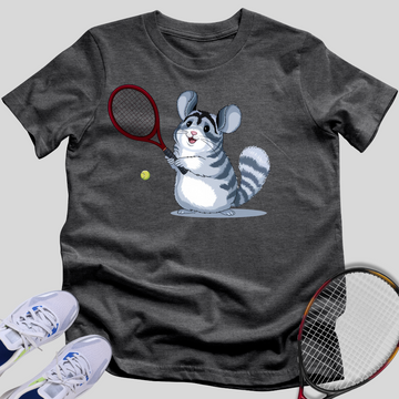 Chinchilla Tennis Player  T-Shirt