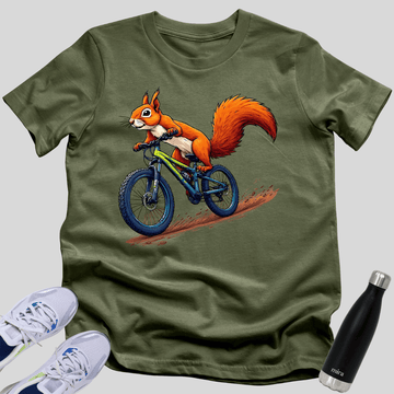 Mountain Rider Squirrel T-Shirt