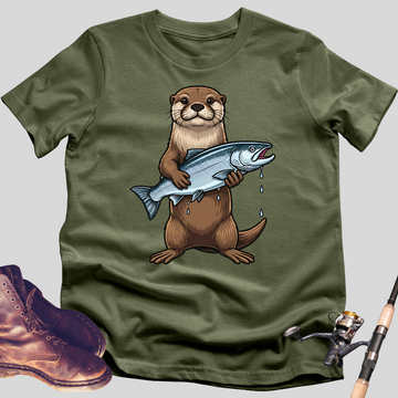 Otter’s Big Catch T-Shirt