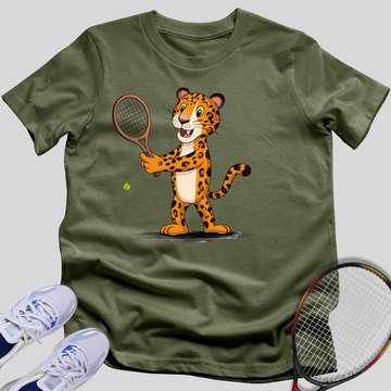 Tennis Leopard T-Shirt