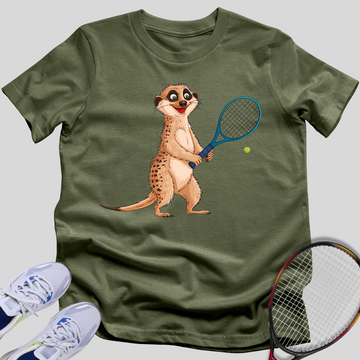 Tennis Meerkat T-Shirt