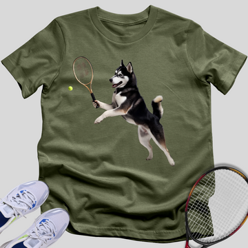 Tennis  Husky T-Shirt