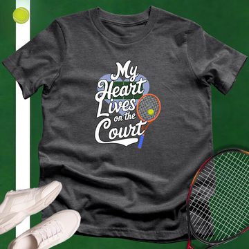 My Heart Lives On The Court T-Shirt