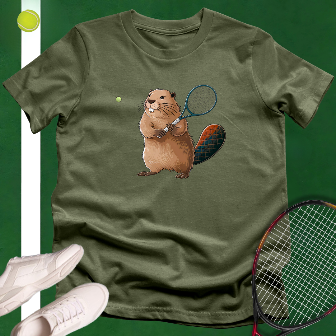 Tennis Beaver T-Shirt