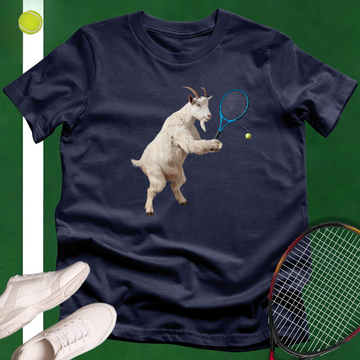 Mountain Goat Playing Tennis T-Shirt