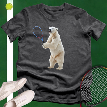 Polar Bear Tennis Player T-Shirt