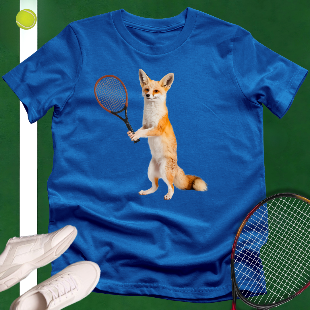 Fennec Fox Playing Tennis T-Shirt