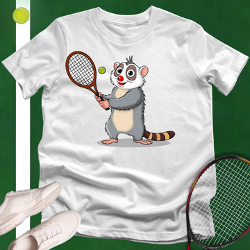 Slow Loris Tennis Player T-Shirt