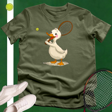 Duckling Tennis Player T-Shirt