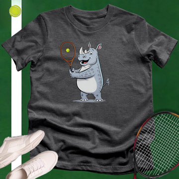 Rhino Tennis Player T-Shirt