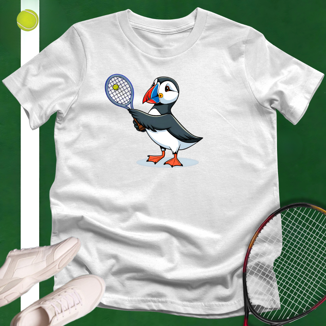 Puffin Tennis Player T-Shirt