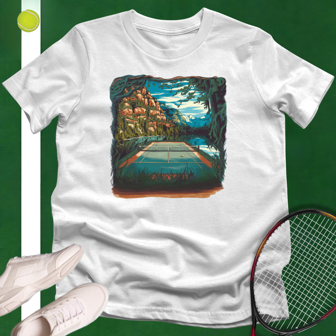 Peaceful Tennis Court T-Shirt