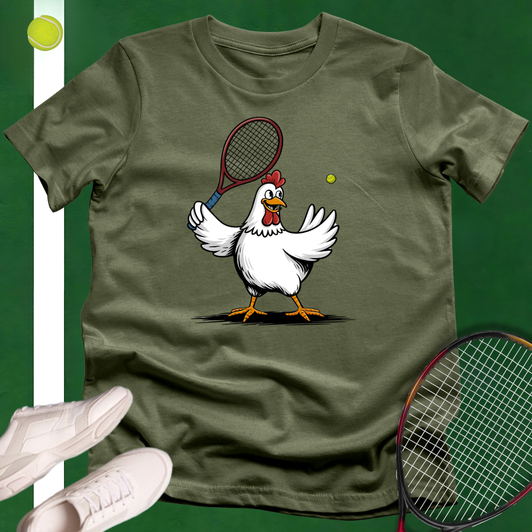 Tennis Chicken T-Shirt