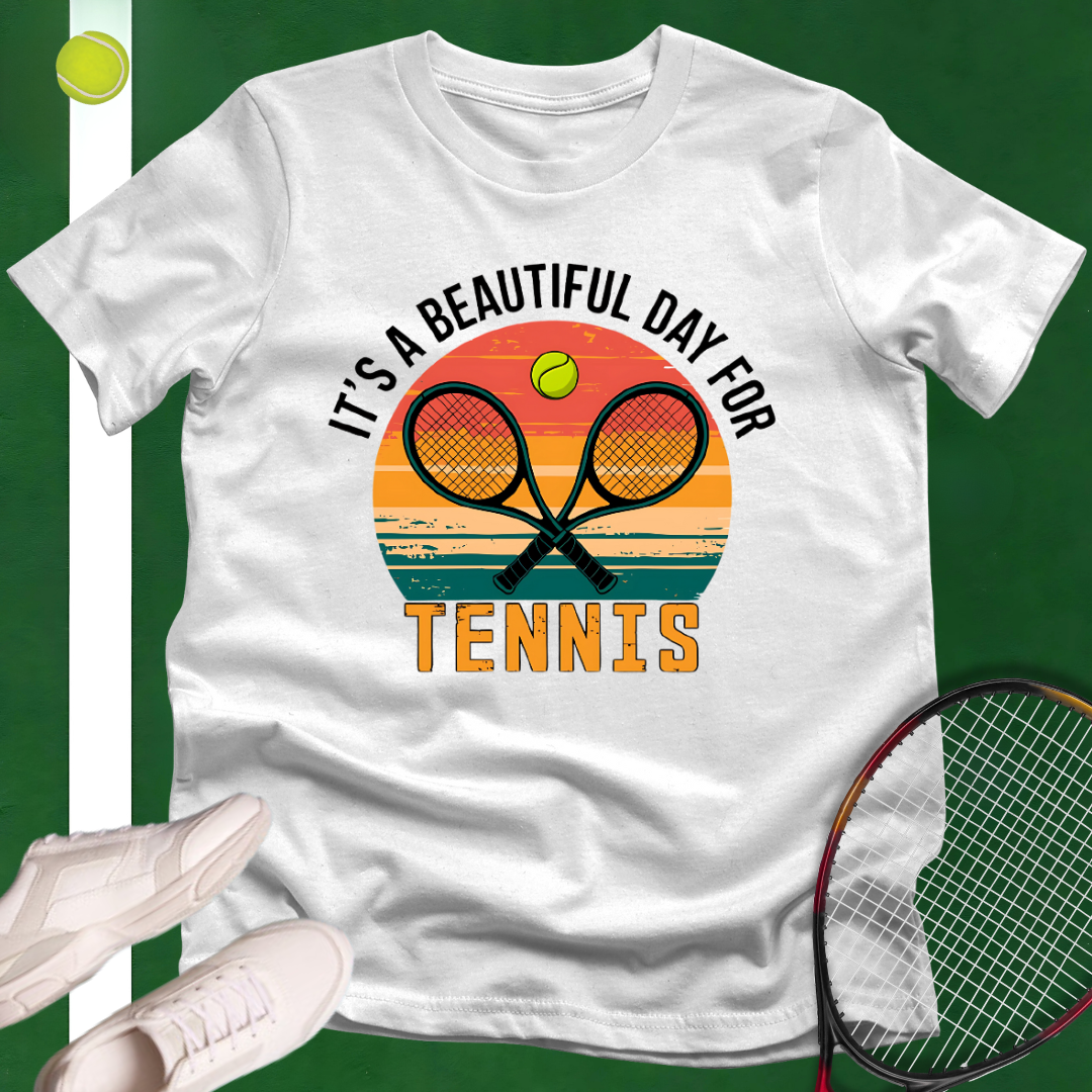 Beautiful Day for Tennis T-Shirt