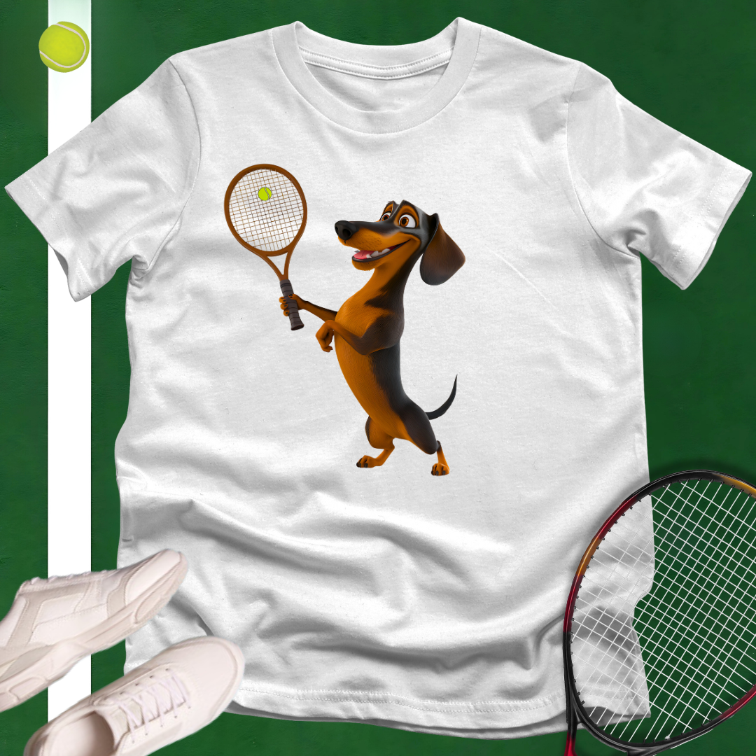 Tennis Dachshund T-Shirt