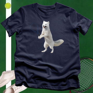 Arctic Fox Tennis Player T-Shirt