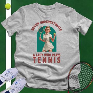 A Lady Who Plays Tennis T-Shirt