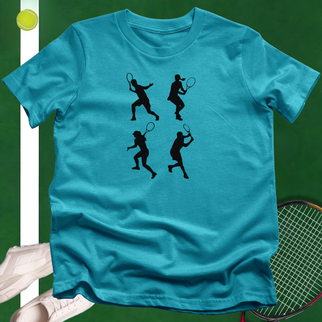 Tennis Moves in Action T-Shirt