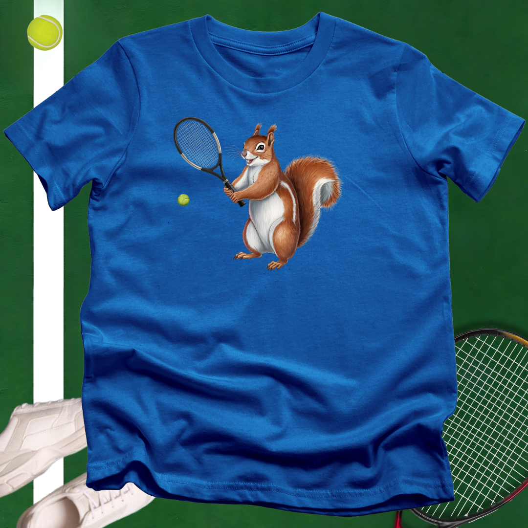 Tennis Squirrel T-Shirt