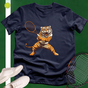 Tiger On The Court T-Shirt