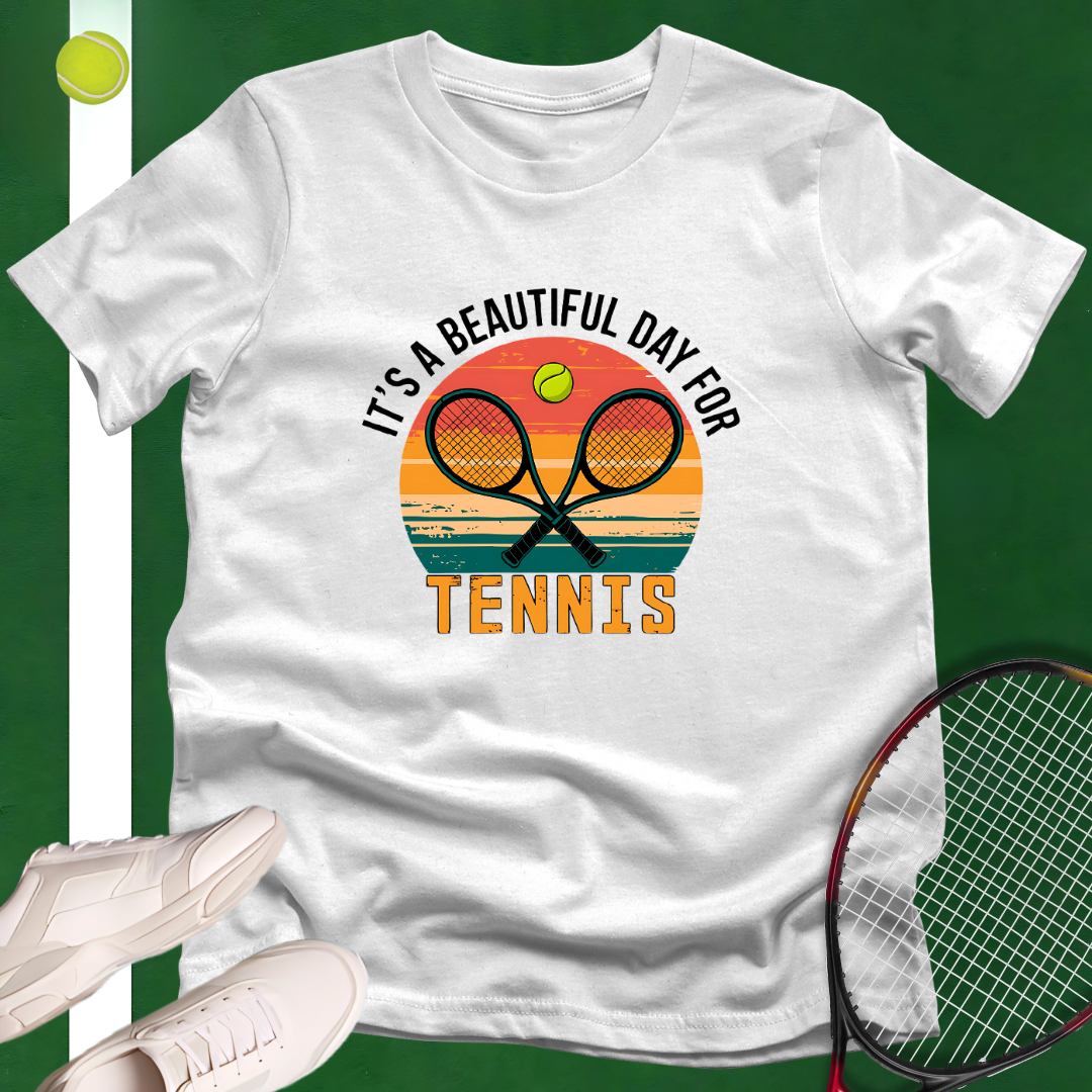 Beautiful Day for Tennis T-Shirt