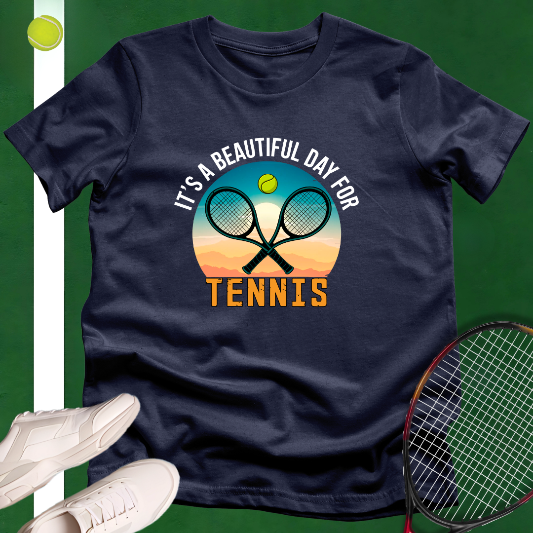 Beautiful Tennis Day T-Shirt