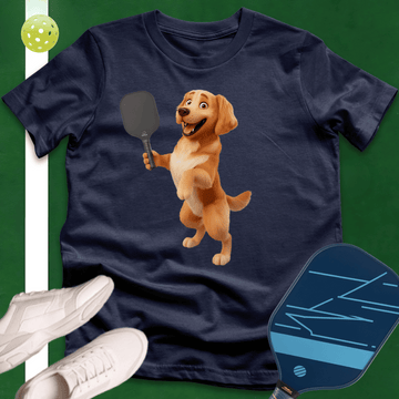Golden Retriever Pickleball Player T-Shirt