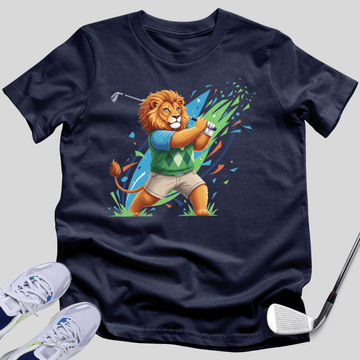Lion Golfer T-Shirt